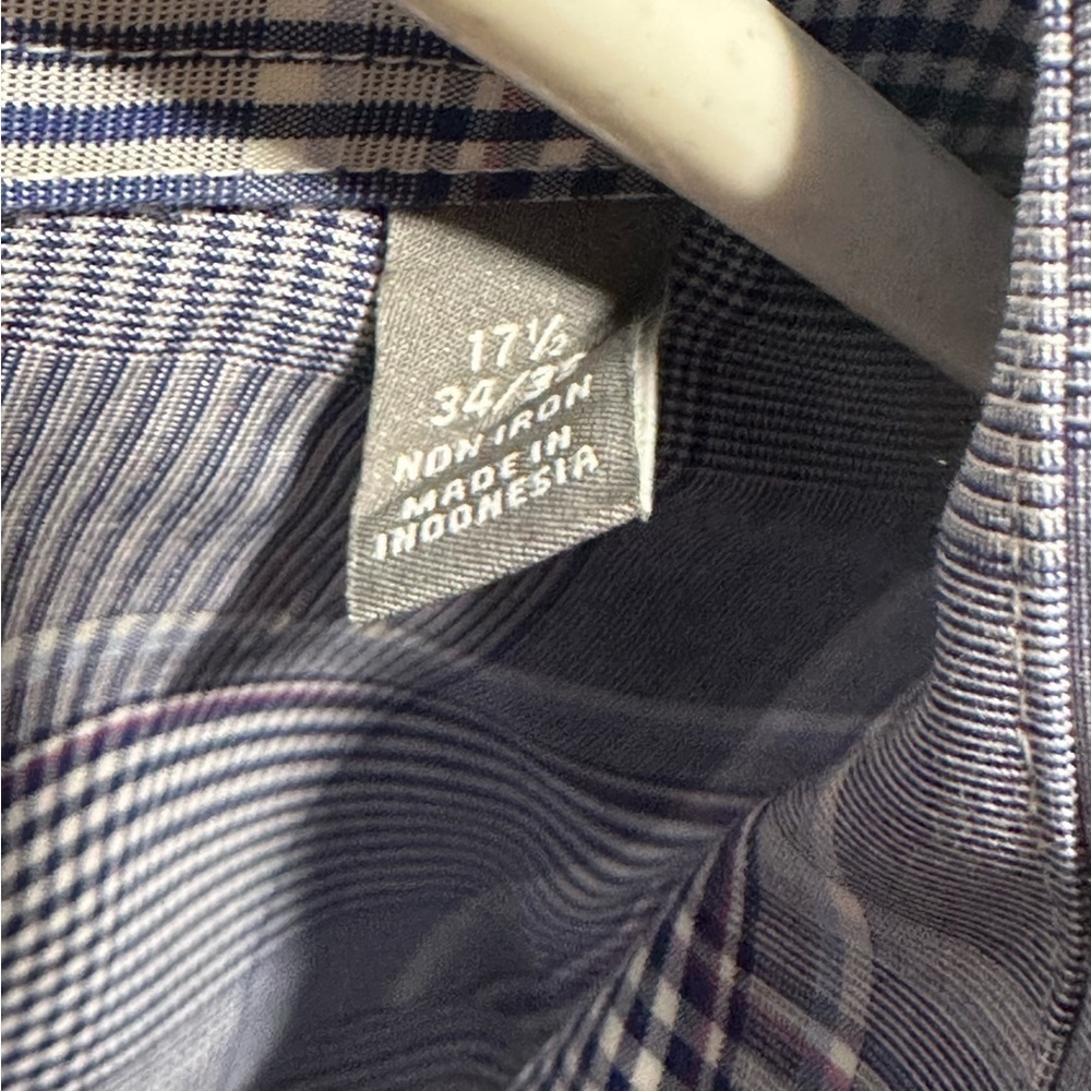 Michael Kors Men’s Long Sleeve Button Down Shirt size 17 1/2 34/35 - Picture 4 of 5